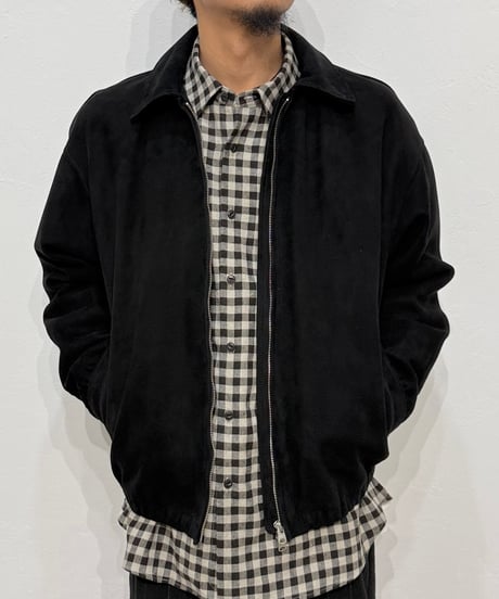【26SS】 YOKO SAKAMOTO / ZIP BLOUSON -BLACK SHEEP SUEDE-