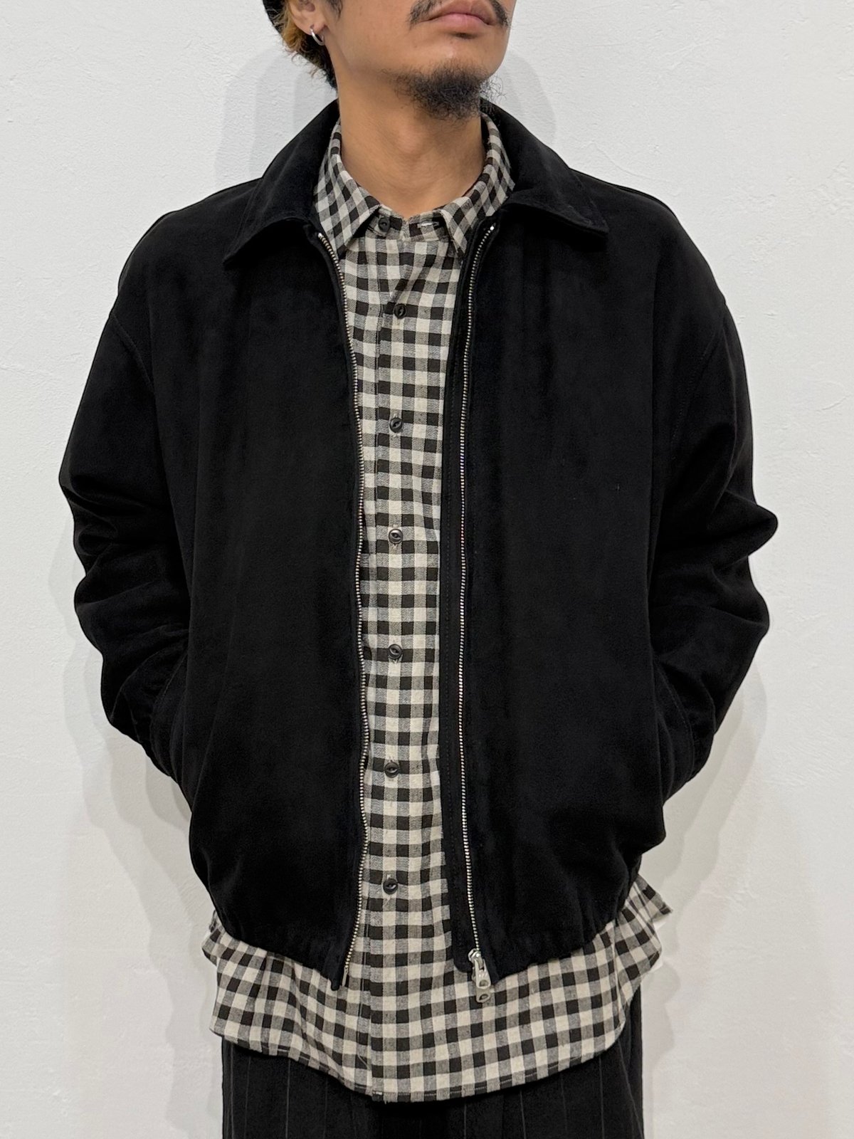 26SS】 YOKO SAKAMOTO / ZIP BLOUSON -BLACK SHEEP
