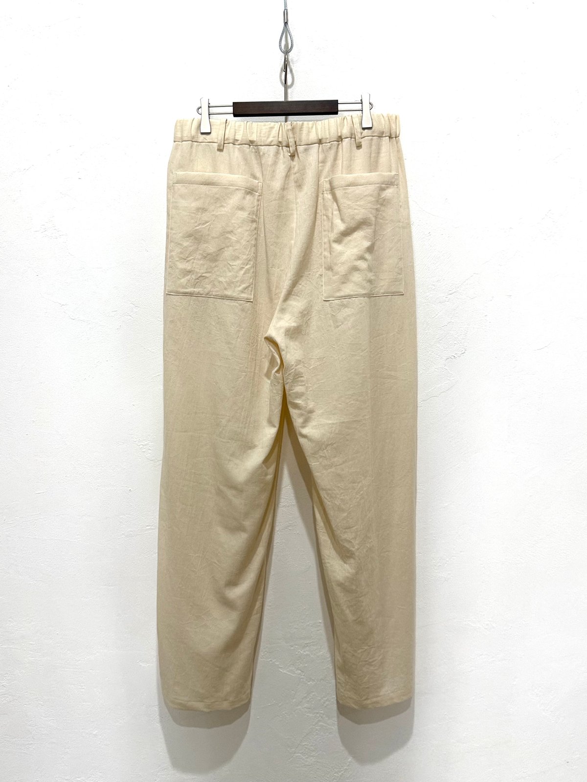 YOKO SAKAMOTO / UTILITY EASY PANTS -ECRU- | YURAGI