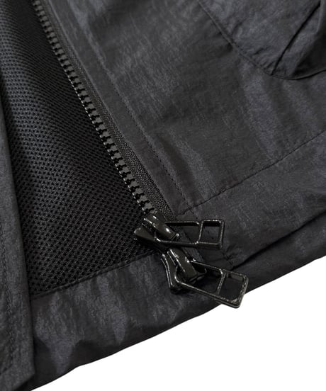 【26SS】 refomed / FRAMER NYLON JACKE -BLACK-