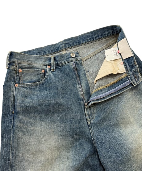 【26SS】 YOKO SAKAMOTO / 5POCKET BAGGY PANTS "USED FADE" -FADE INDIGO-