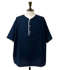 【26SS】 HENLEY NECK DEPARTMENT -NAVY-