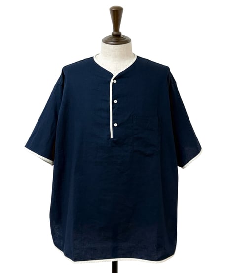 【26SS】 HENLEY NECK DEPARTMENT -NAVY-