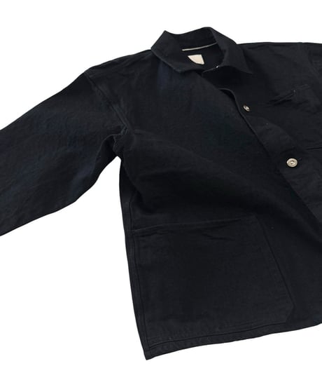 【26SS】YOKO SAKAMOTO / COVERALL "ONE WASH" -BLACK-
