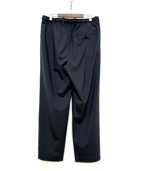 【26SS】 MARKAWARE Organic Wool 2/80 Tropical Double Pleated Easy Trousers -Charcoal-