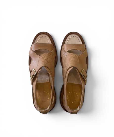 Post Production / HUNT SANDALS -NATURAL-