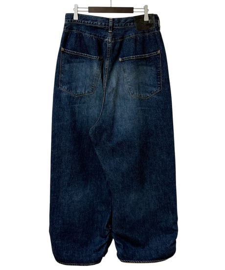 【26SS/残り1点】 refomed / FRESH MAN DENIM WIDE PANTS -USED-