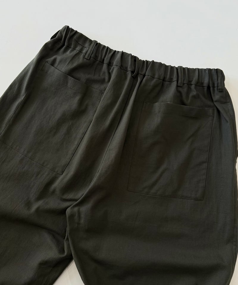 YOKO SAKAMOTO / UTILITY EASY PANTS -OLIVE- | YU