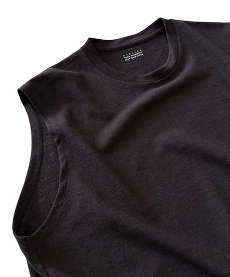 【26SS】 YOKO SAKAMOTO / SLEEVELESS TOP -BROWN-