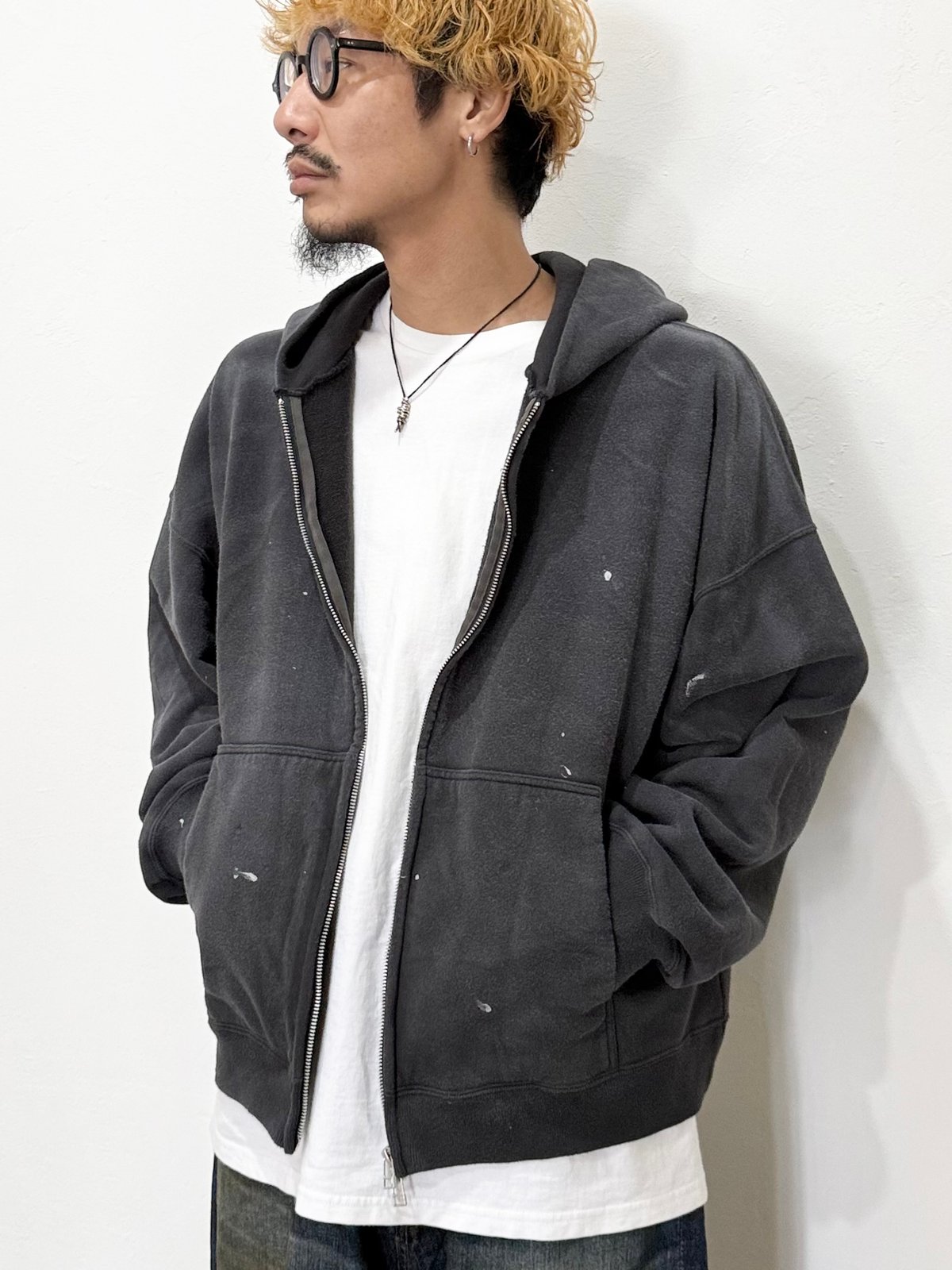 26SS/残り1点】 refomed / FRESH MAN ZIPUP HOODIE -C