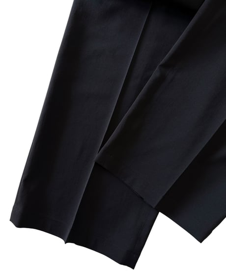 【26SS】 YOKO SAKAMOTO / DOUBLE PLEATED TROUSERS -BLACK-