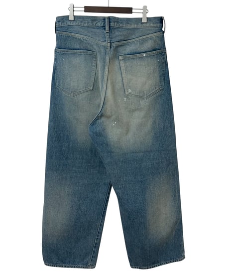 【26SS】 YOKO SAKAMOTO / 5POCKET BAGGY PANTS "USED FADE" -FADE INDIGO-