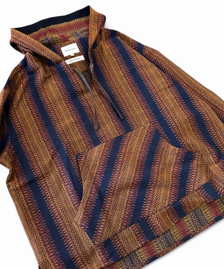 【SALE】 NICHOLAS DALEY / HOODED PULLOVER -SONIC JACQUARD-