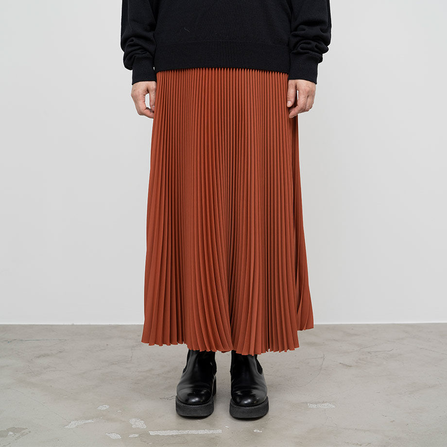 Graphpaper(グラフペーパー) WOMENS Satin Pleats Skirt B...