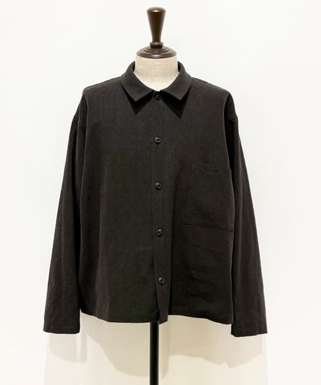 【26SS】 YOKO SAKAMOTO / WORK BLOUSE -BROWN-