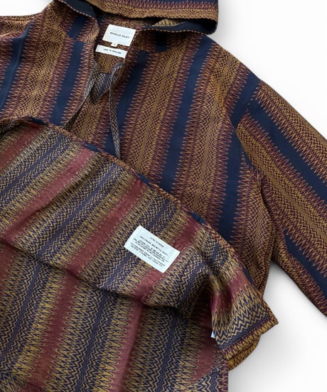 【SALE】 NICHOLAS DALEY / HOODED PULLOVER -SONIC JACQUARD-
