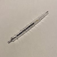 スパイラルガラスボールペン「無色」②