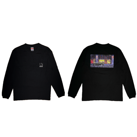 L'sBASE Back-Print-Long-Sleeve (black)