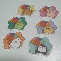 動物ステッカー３枚セット（くま、とら、ペンギン）