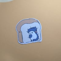 うるサメくんとパン　ステッカー