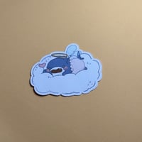 うるサメくん　天使　ステッカー