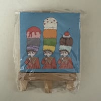 ミニキャンバス　アイスクリームver