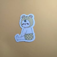 ベビステッカー　女の子　とら