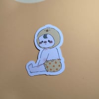 ベビステッカー　女の子　ひよこ