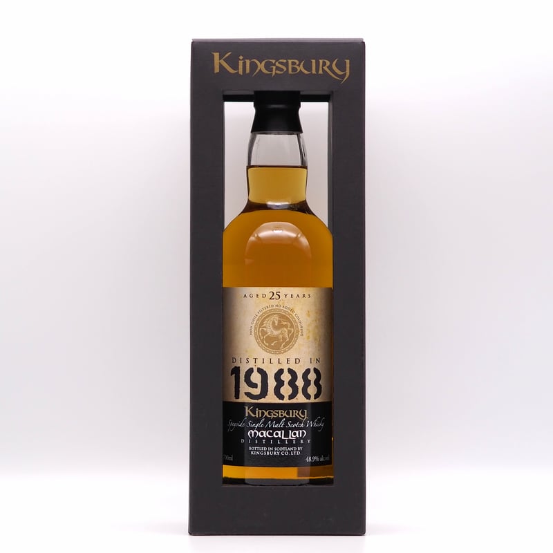 マッカラン 1988 25年 48.9度 700ml ｷﾝｸﾞｽﾊﾞﾘｰ ｺﾞｰﾙﾄﾞ |