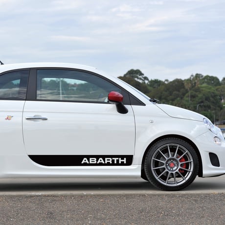 FIAT&ABARTH 500/595 オリジナル・サイドデカール（ドア下）