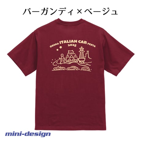 大阪イタリアンカーフェスタ２０２５　半袖Tシャツ