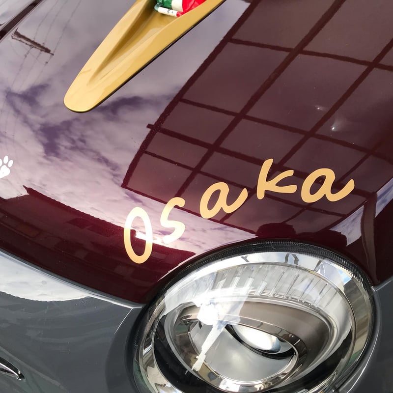 OSAKAチンクエチェント・ジャポーネデカール【大阪】4枚セット | MINI 