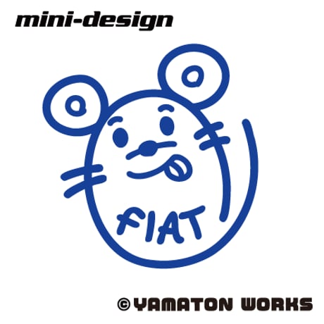 トッポリーノ FIATトッポちゃんデカール