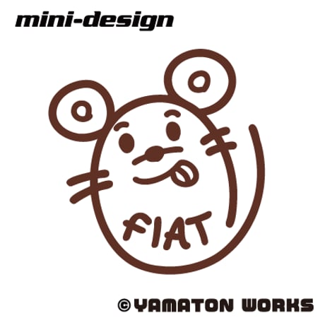トッポリーノ FIATトッポちゃんデカール
