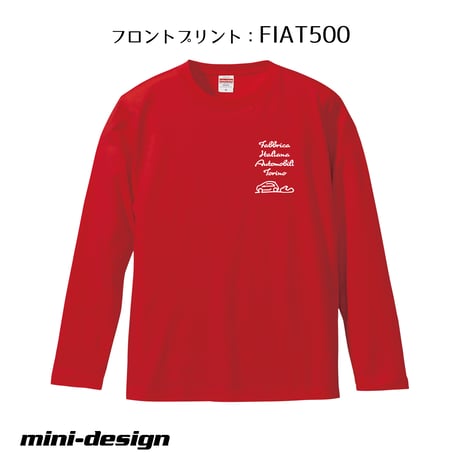 KOBE チンクエチェント・ジャポーネ長袖Tシャツ【神戸】レッド＆ホワイト