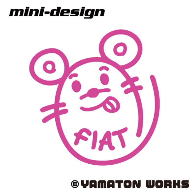 トッポリーノ FIATトッポちゃんデカール | MINI-DESIGN SHOP