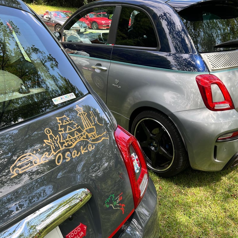 OSAKAチンクエチェント・ジャポーネデカール【大阪】4枚セット | MINI 