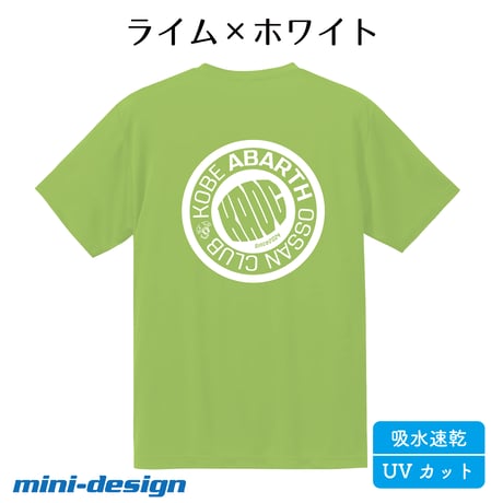 【KAOC】KOBE ABARTH OSSAN CLUB 「ドライシルキータッチTシャツ 」
