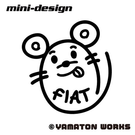 トッポリーノ FIATトッポちゃんデカール