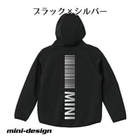 BMW MINI　ダンボールニット・パーカ【メタリックシルバープリント】
