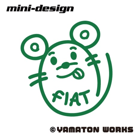 トッポリーノ FIATトッポちゃんデカール