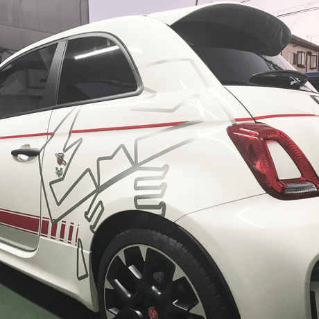 ABARTH 500/595 オリジナル・スコルピオーネ・サイドデカール