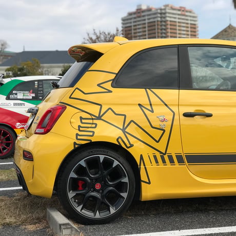 ABARTH 500/595 オリジナル・スコルピオーネ・サイドデカール