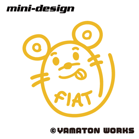 トッポリーノ FIATトッポちゃんデカール