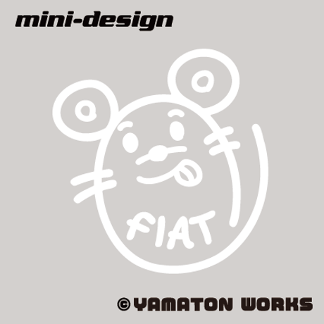 トッポリーノ FIATトッポちゃんデカール