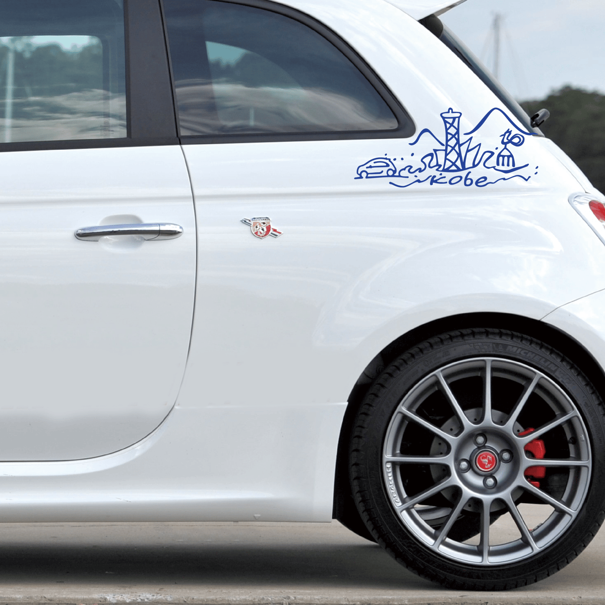 KOBEチンクエチェント・ジャポーネデカール【神戸】4枚セット | MINI 