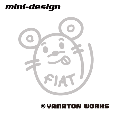 トッポリーノ FIATトッポちゃんデカール