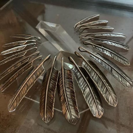 CHOLOS チョロス FEATHER TOP(M) NECKLACE PENDANT ペンダント