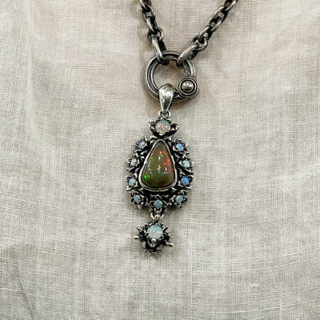 Astra Libio アストラリバイオ　T-91 ONE OFF PENDANT オパールのブーケペンダント