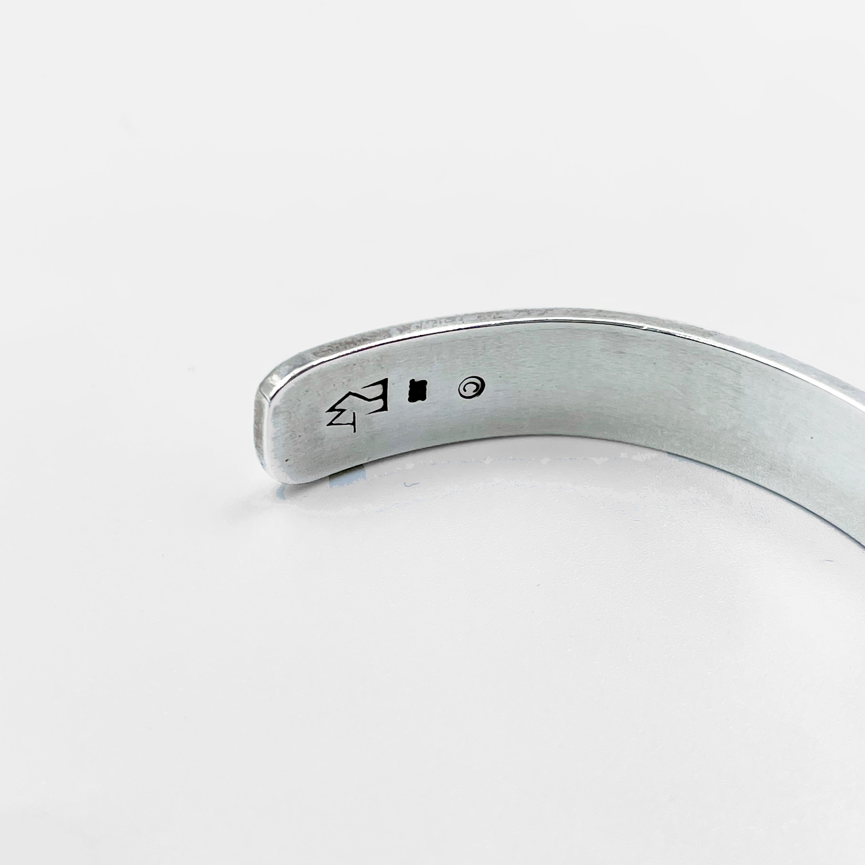 TRAVIS WALKER トラヴィスワーカー SILVER BANGLE 10mm WITH